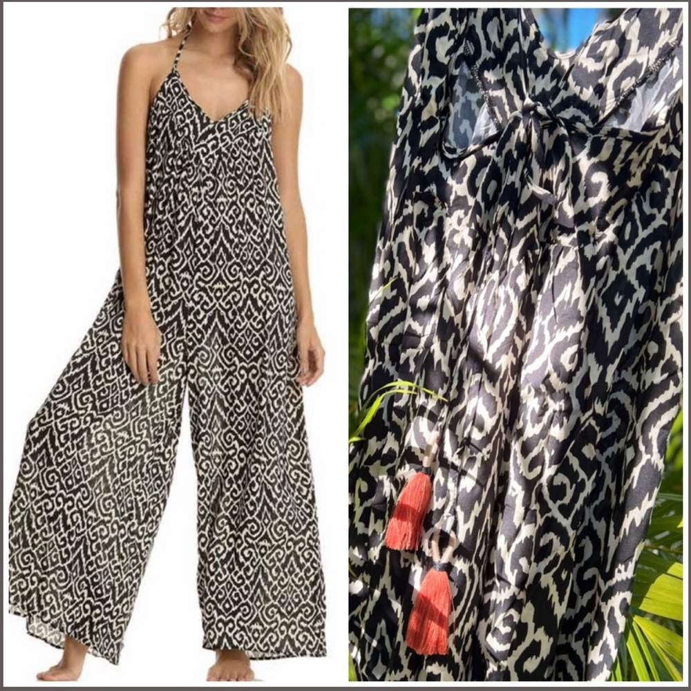 Maaji Black and White Swim Coverup